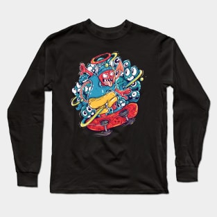 skateboard devil Long Sleeve T-Shirt